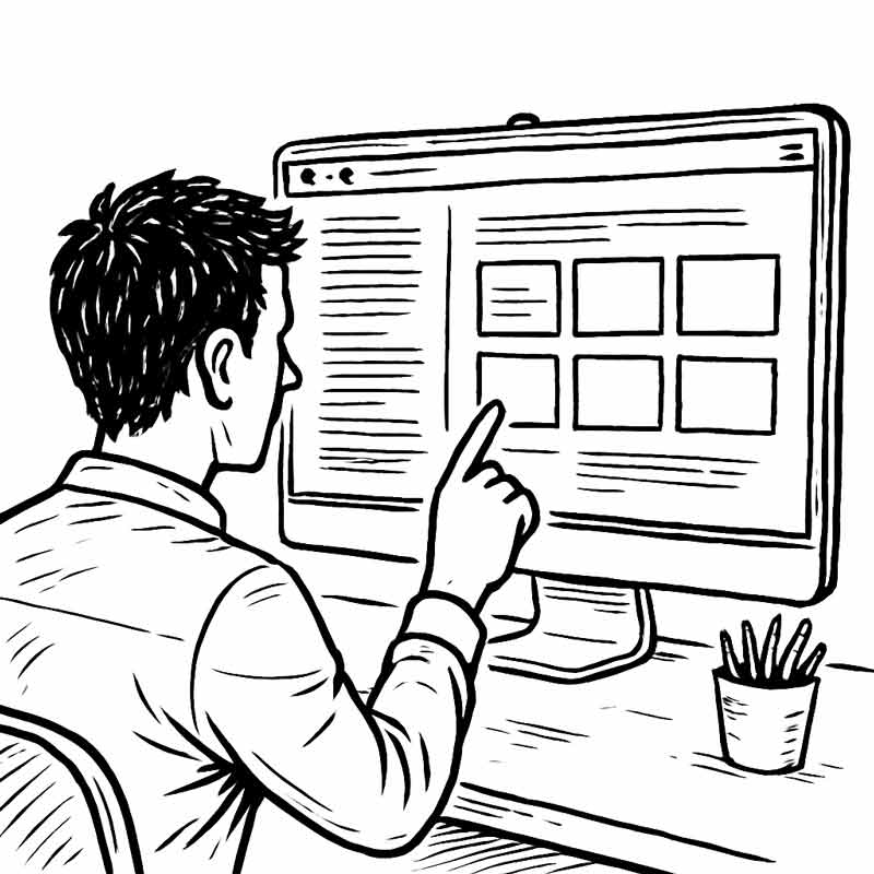 A business owner buying links and developing a linkbuilding strategy