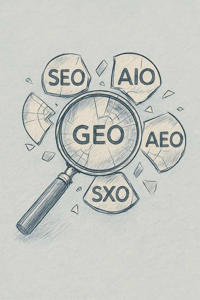 What is GEO? And magnifying glass