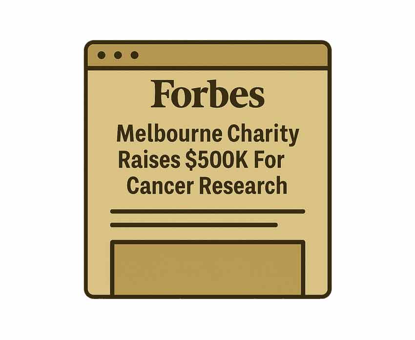 Digital PR placement for charity on Forbes website